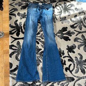 Mcguire blue denim flare jeans size 27
